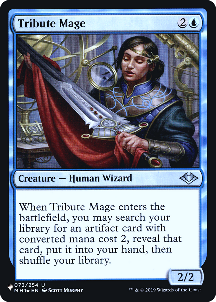 Tribute Mage (LIST-MH1-73) [The List] Foil