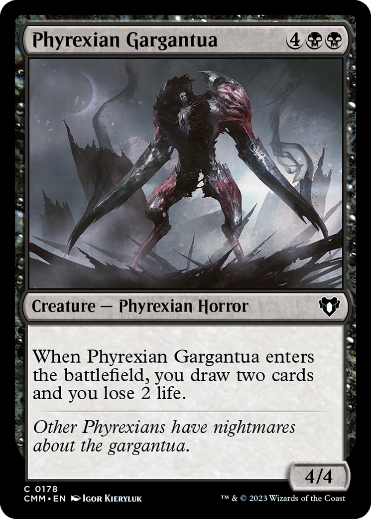 Phyrexian Gargantua (CMM-178) [Commander Masters] Foil