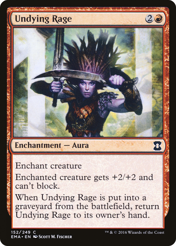 Undying Rage (EMA-152) [Eternal Masters] Foil