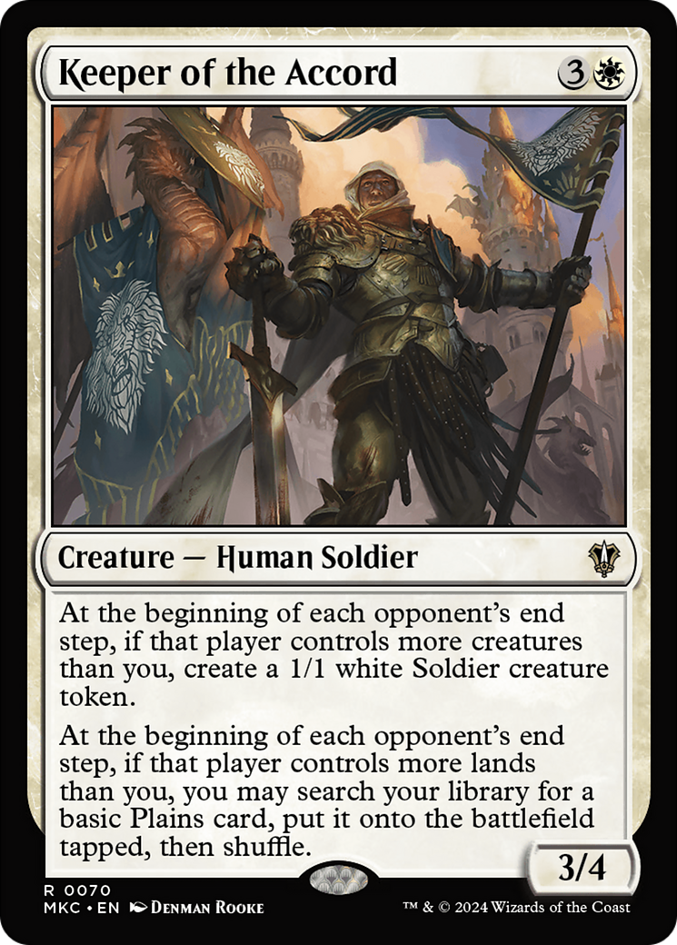 Keeper of the Accord (MKC-070) [Murders at Karlov Manor Commander]
