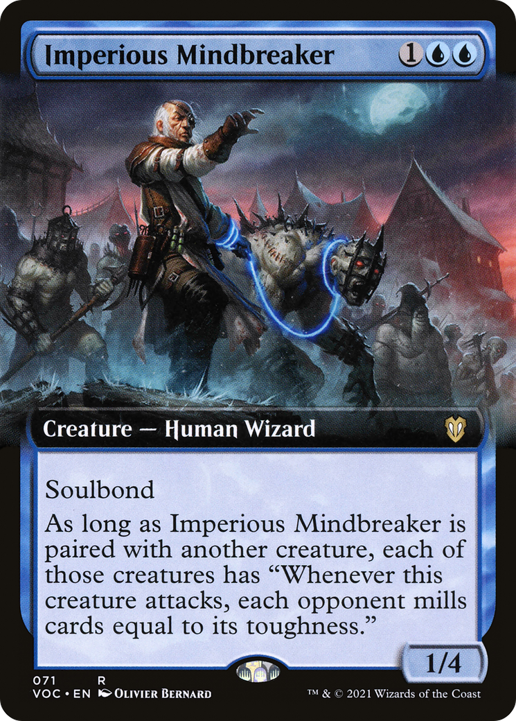 Imperious Mindbreaker (VOC-071) [Crimson Vow Commander]: (Extended Art)