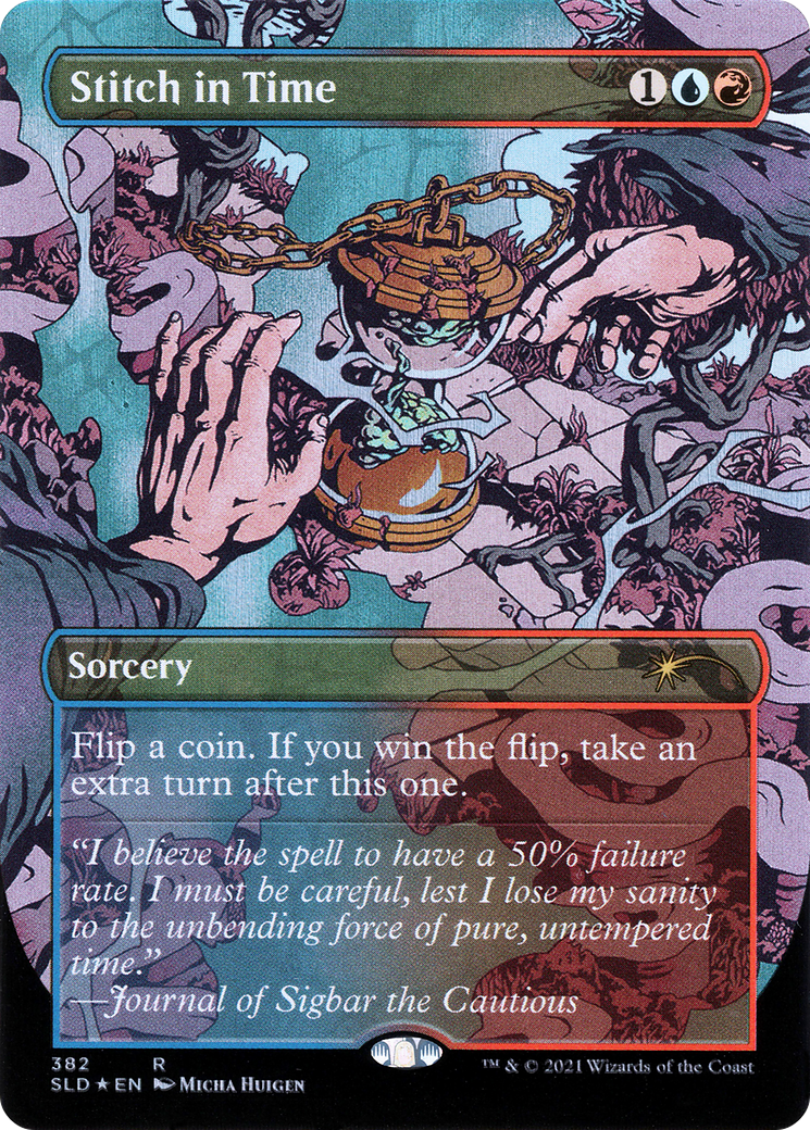 Stitch in Time (SLD-382) (Borderless) [Secret Lair Drop] Foil
