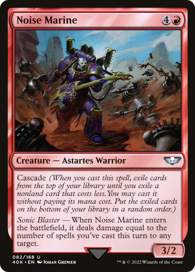 Noise Marine (40K-082) [Warhammer 40,000 Commander]