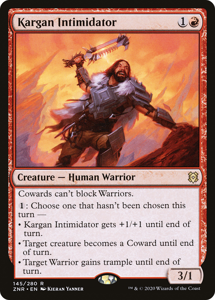 Kargan Intimidator (ZNR-145) [Zendikar Rising]