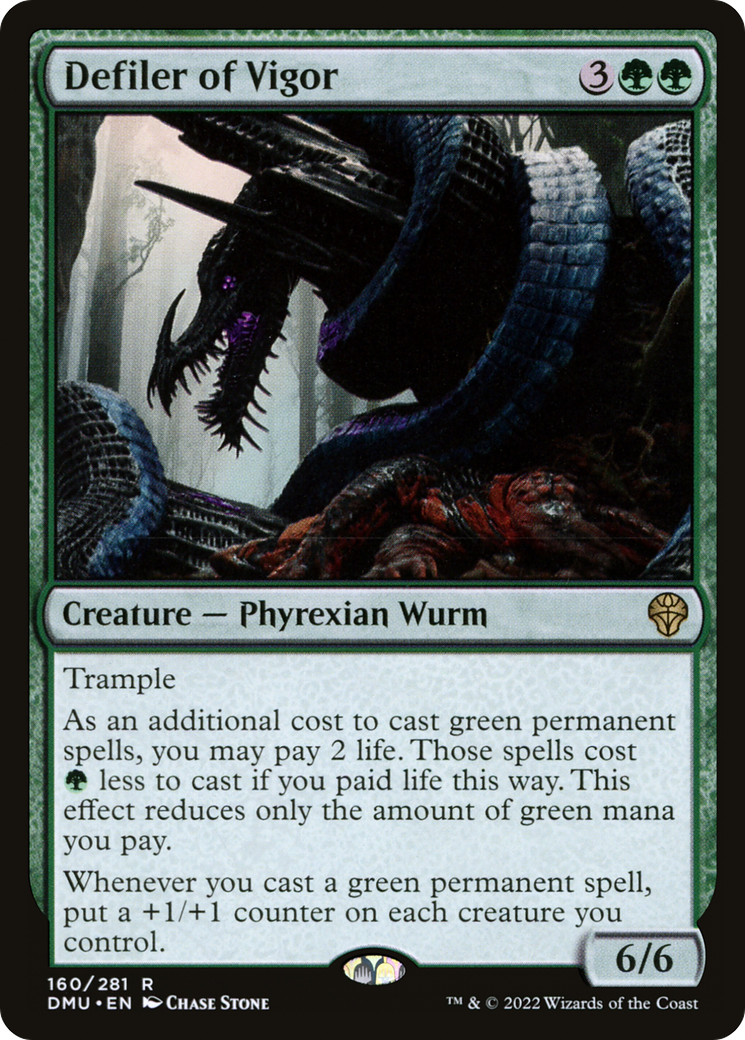 Defiler of Vigor (DMU-160) [Dominaria United]