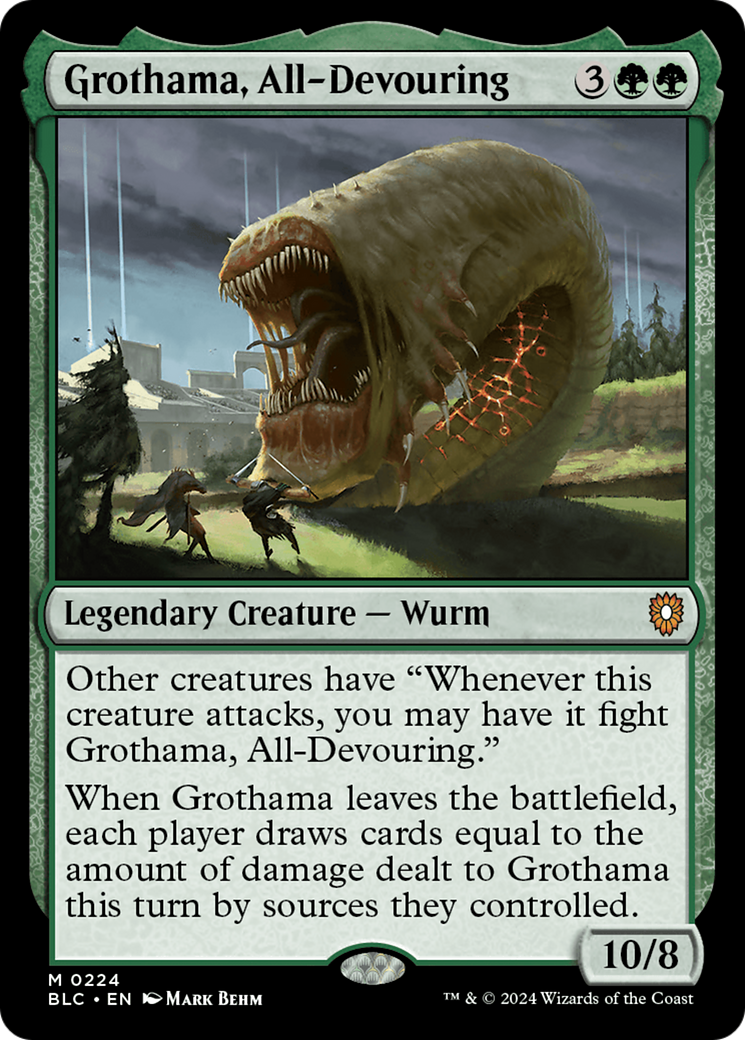 Grothama, All-Devouring (BLC-224) [Bloomburrow Commander]