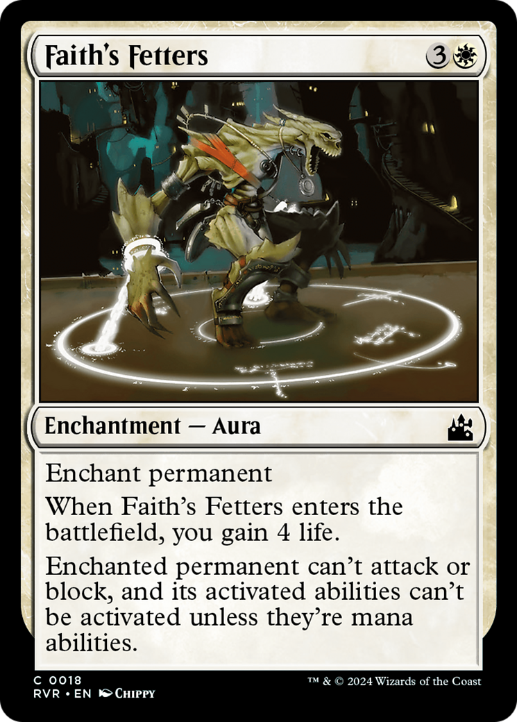 Faith's Fetters (RVR-018) [Ravnica Remastered] Foil