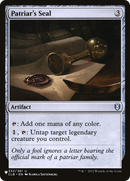 Patriar's Seal (LIST-CLB-332) [The List]