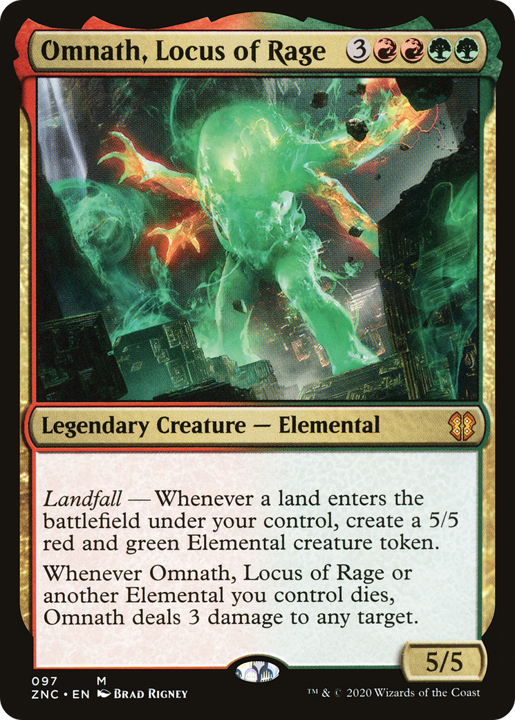 Omnath, Locus of Rage (ZNC-097) [Zendikar Rising Commander]