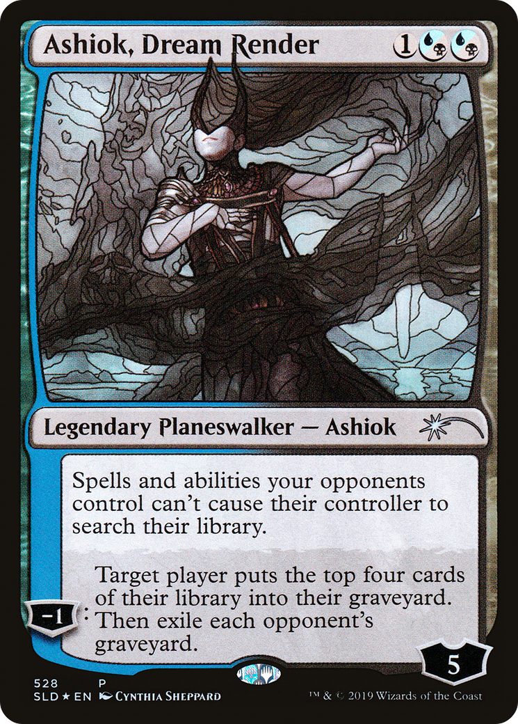 Ashiok, Dream Render (Stained Glass) (SLD-528) [Secret Lair Drop] Foil