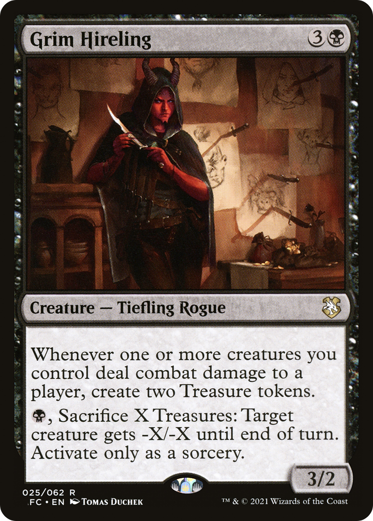 Grim Hireling (AFC-025) [Forgotten Realms Commander]