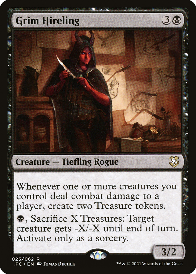 Grim Hireling (AFC-025) [Forgotten Realms Commander]