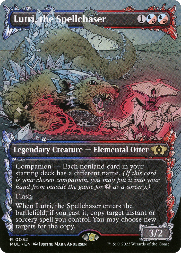 Lutri, the Spellchaser (MUL-052) [Multiverse Legends]: (Showcase) (Borderless)
