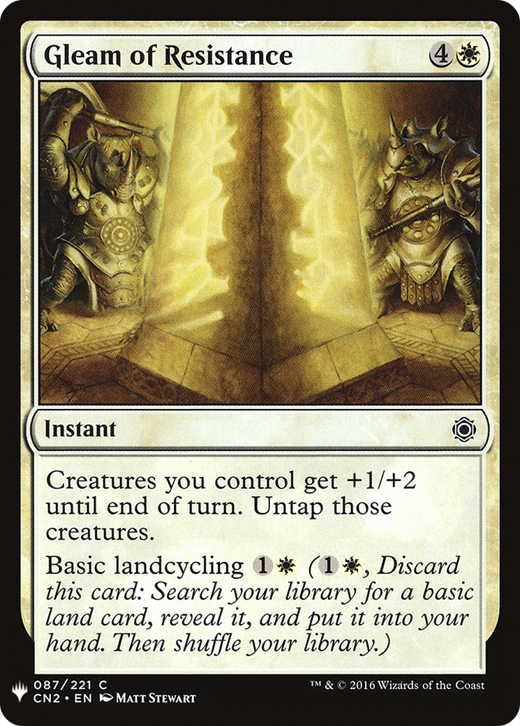 Gleam of Resistance (LIST-CN2-87) [The List]