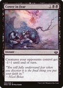 Cower in Fear (MM3-062) [Modern Masters 2017] Foil