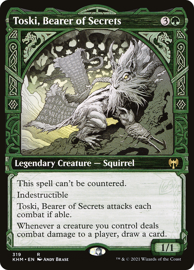 Toski, Bearer of Secrets (Showcase) (KHM-319) [Kaldheim]