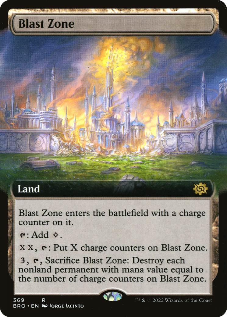 Blast Zone (Extended Art) (BRO-369) [The Brothers' War]