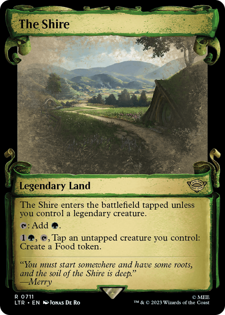 The Shire (Showcase Scrolls) (LTR-711) [The Lord of the Rings: Tales of Middle-earth]
