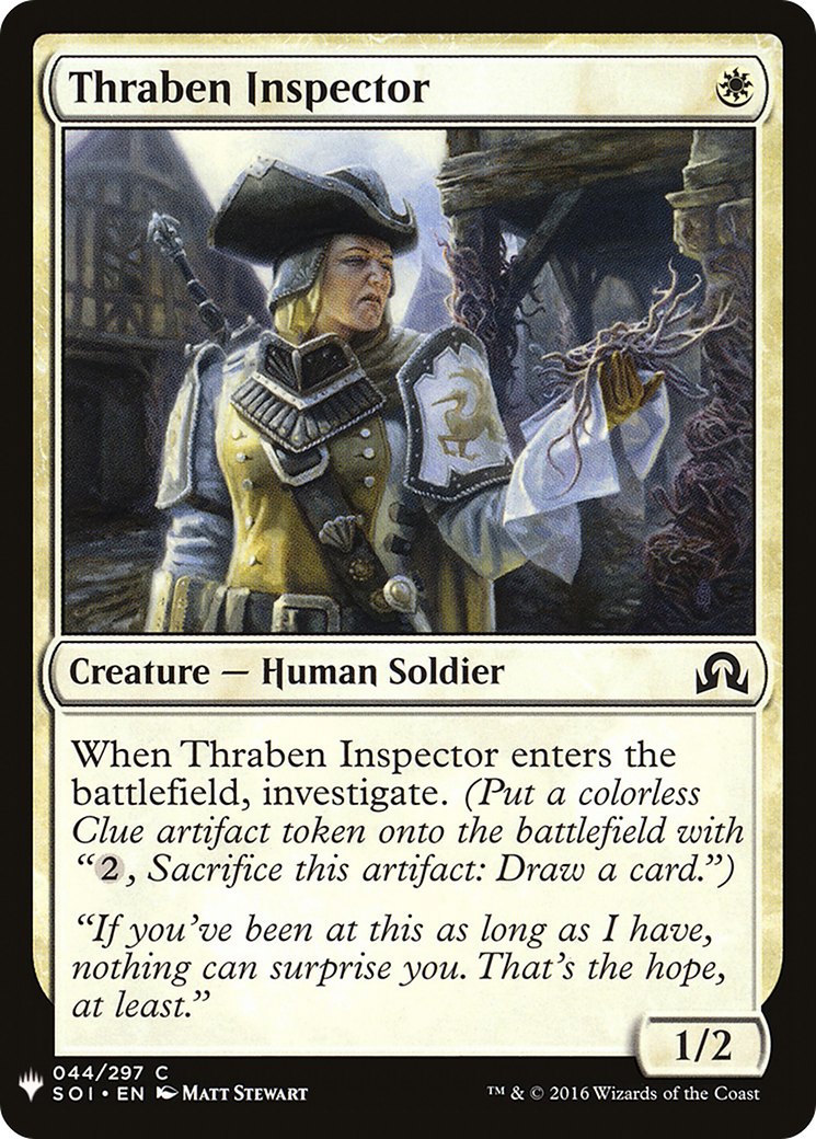 Thraben Inspector (LIST-SOI-44) [The List]