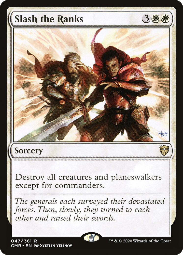 Slash the Ranks (CMR-047) [Commander Legends] Foil