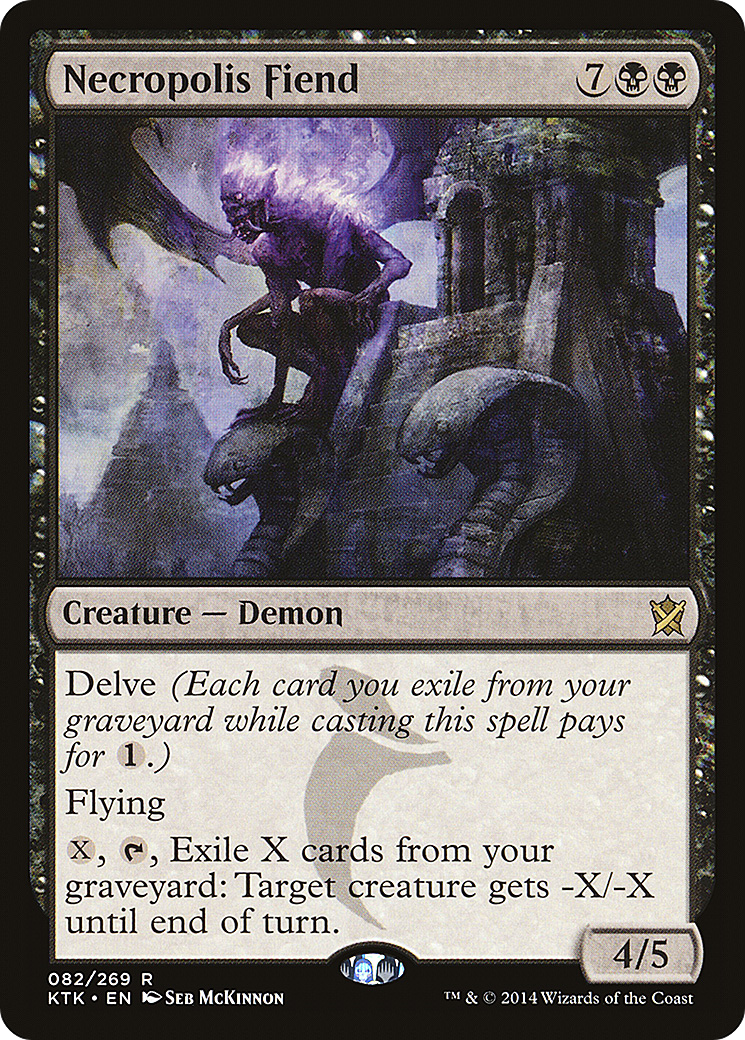 Necropolis Fiend (KTK-082) [Khans of Tarkir] Foil