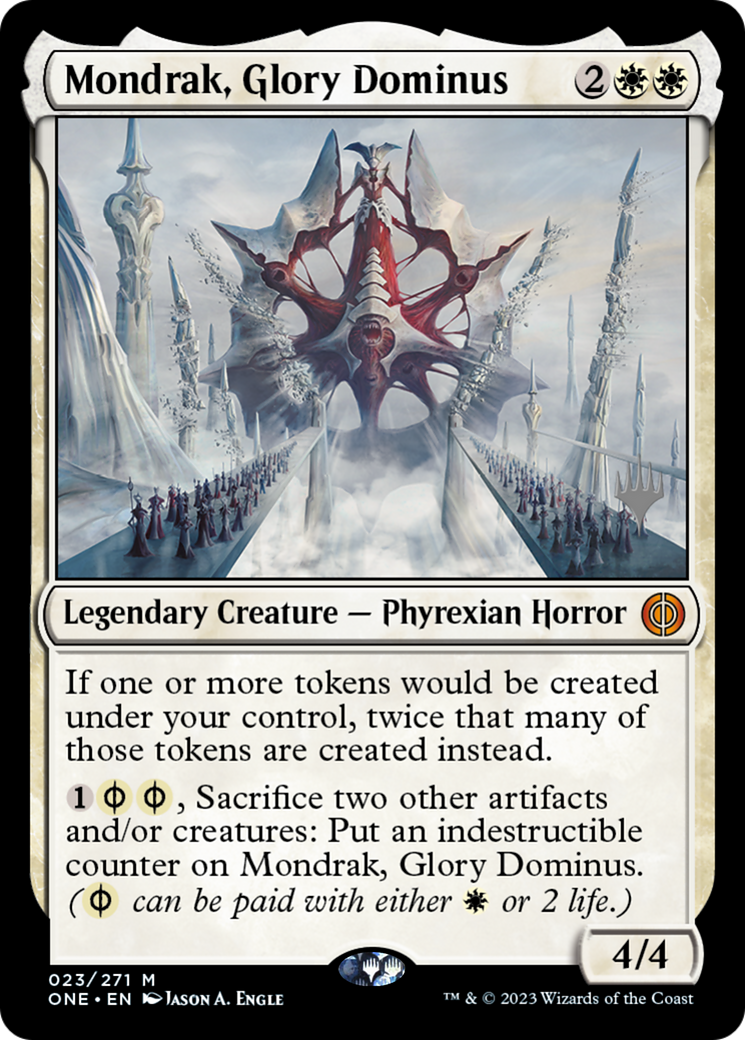 Mondrak, Glory Dominus (PPONE-23P) [Phyrexia: All Will Be One Promos]