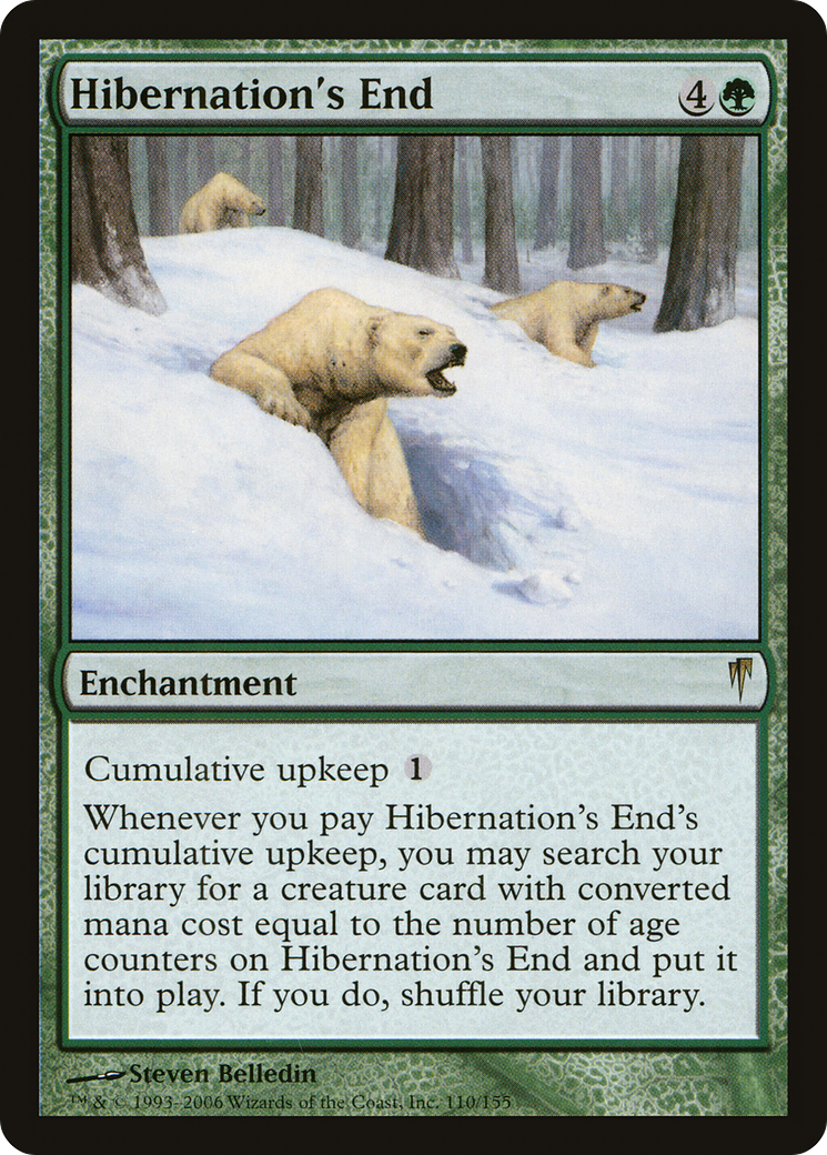 Hibernation's End (CSP-110) [Coldsnap] Foil