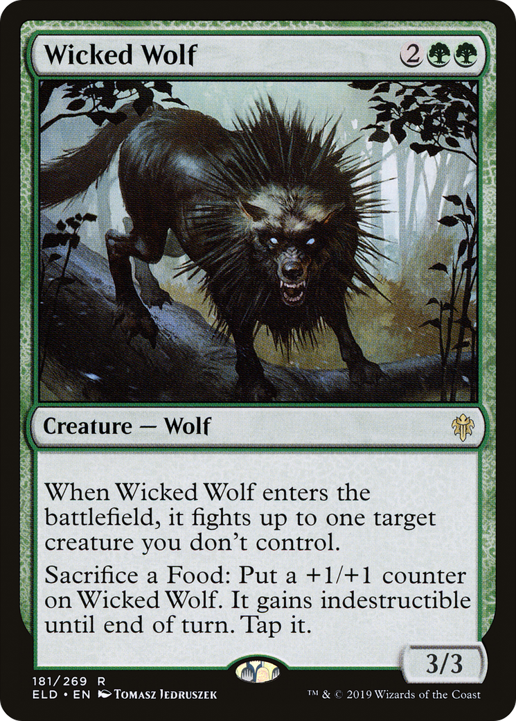 Wicked Wolf (ELD-181) [Throne of Eldraine]