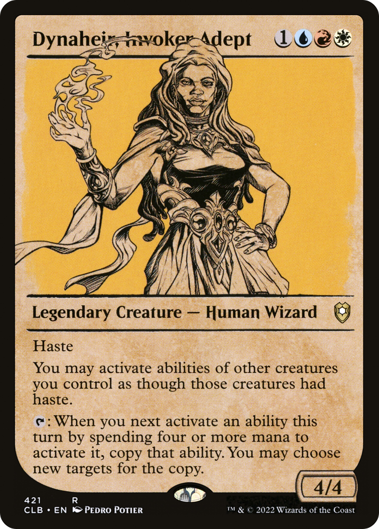 Dynaheir, Invoker Adept (CLB-421) [Commander Legends: Battle for Baldur's Gate]: (Showcase)