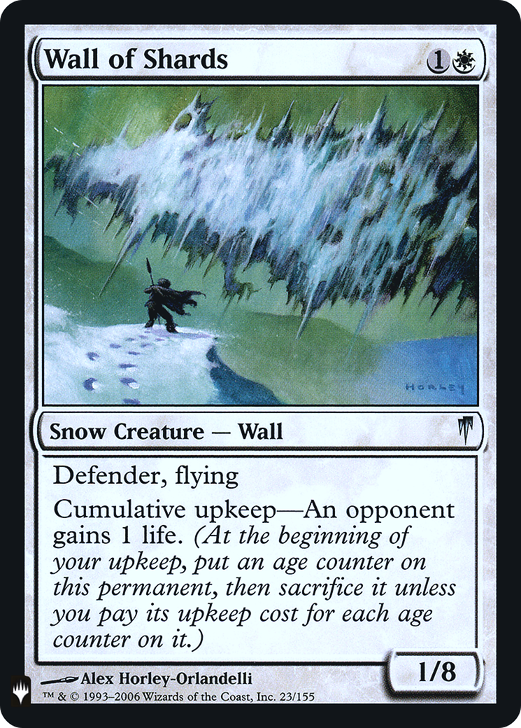 Wall of Shards (LIST-CSP-23) [The List] Foil