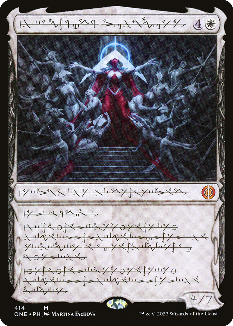 Elesh Norn, Mother of Machines (ONE-414) [Phyrexia: All Will Be One]: (Showcase)