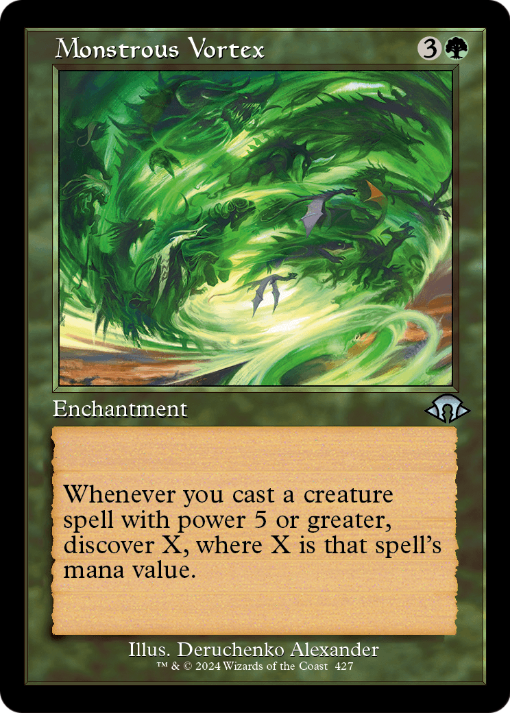 Monstrous Vortex (Retro Frame) (MH3-427) [Modern Horizons 3]