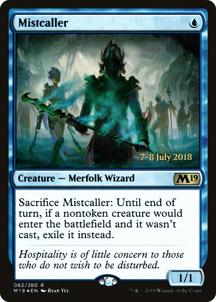 Mistcaller (PRE-62S) [Core Set 2019 Promos] Foil