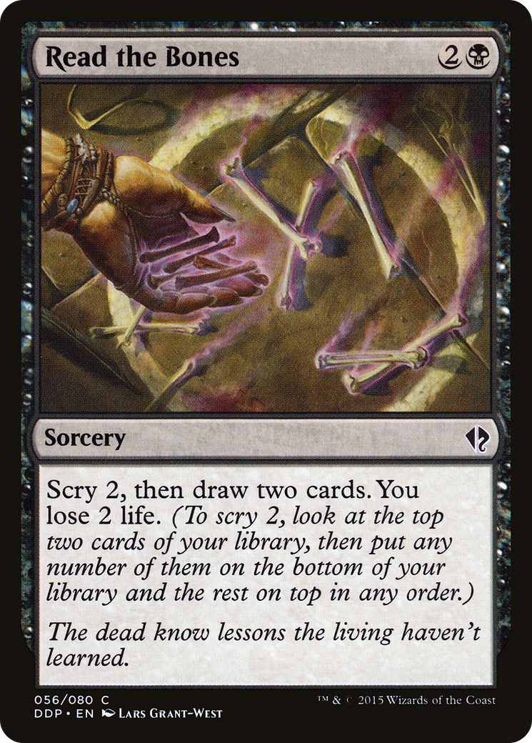 Read the Bones (DDP-056) [Duel Decks: Zendikar vs. Eldrazi]