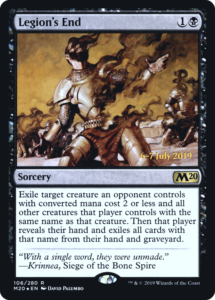Legion's End (PRE-106S) [Core Set 2020 Promos] Foil