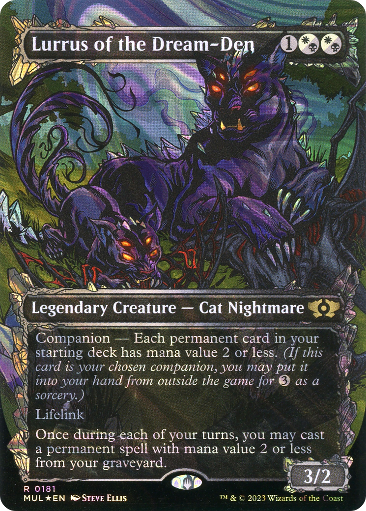 Lurrus of the Dream-Den (MUL-181) [Multiverse Legends]: (Showcase) (Borderless) Foil