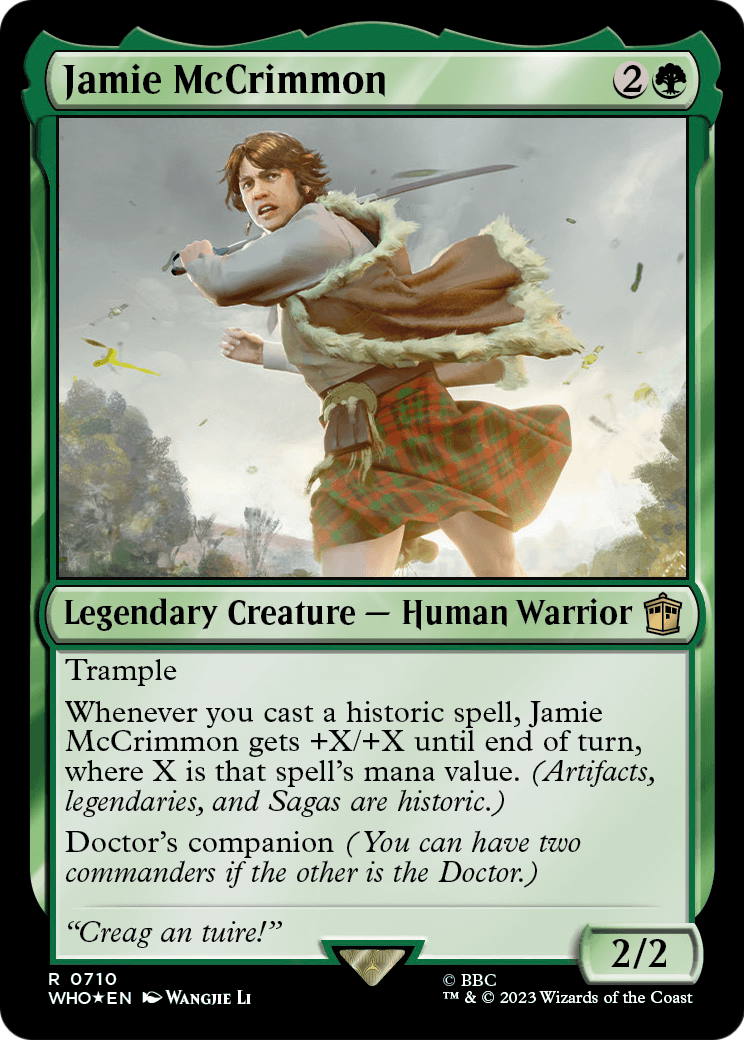 Jamie McCrimmon (Surge Foil) (WHO-710) [Doctor Who] Foil