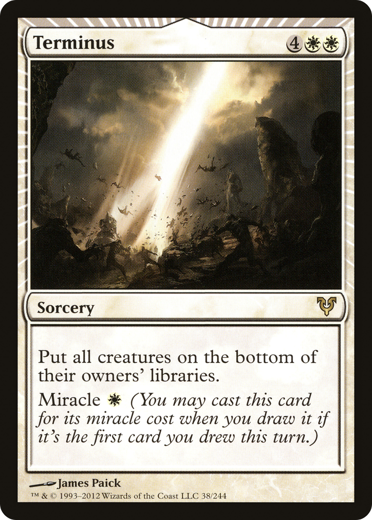 Terminus (AVR-038) [Avacyn Restored]: (miracle) Foil