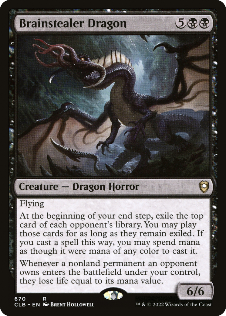 Brainstealer Dragon (CLB-670) [Commander Legends: Battle for Baldur's Gate]
