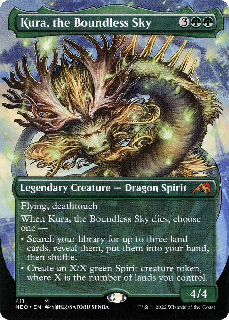 Kura, the Boundless Sky (Borderless) (NEO-411) [Kamigawa: Neon Dynasty]