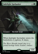 Jadelight Spelunker (LCI-382) [The Lost Caverns of Ixalan]: (Extended Art)