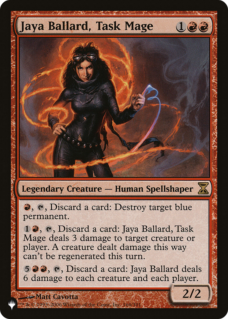 Jaya Ballard, Task Mage (LIST-TSP-166) [The List]