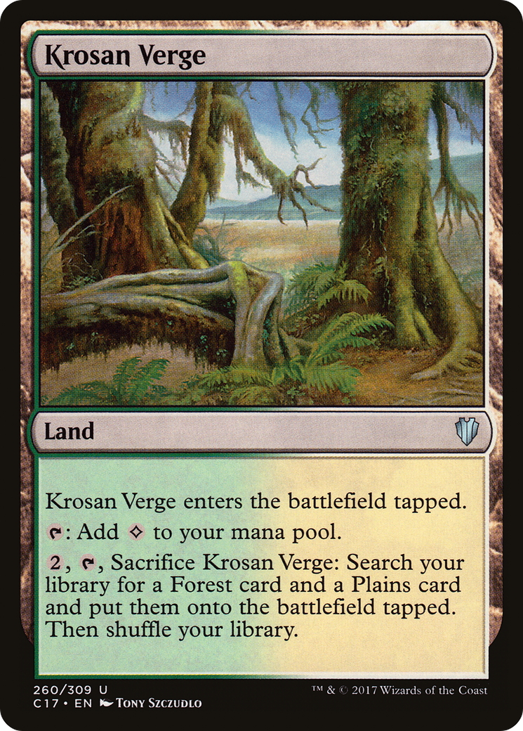 Krosan Verge (C17-260) [Commander 2017]