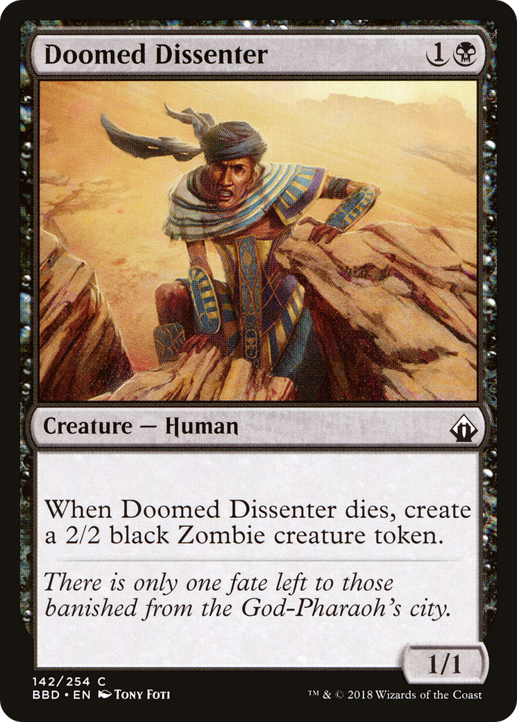 Doomed Dissenter (BBD-142) [Battlebond] Foil