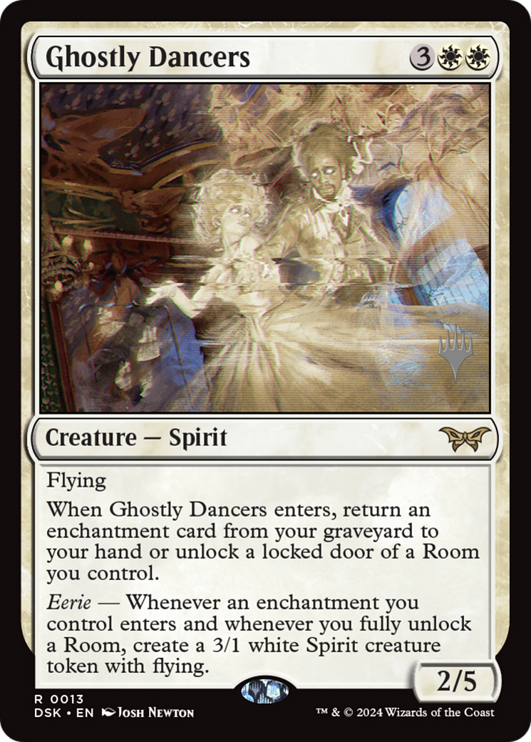 Ghostly Dancers (PPDSK-13P) [Duskmourn: House of Horror Promos]