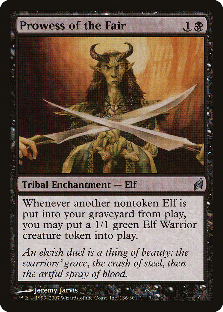 Prowess of the Fair (LRW-136) [Lorwyn] Foil