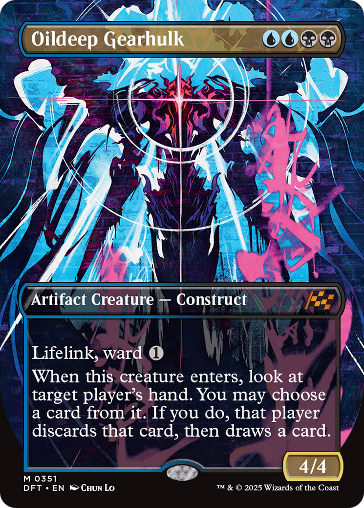 Oildeep Gearhulk (DFT-351) [Aetherdrift] (Borderless) Foil