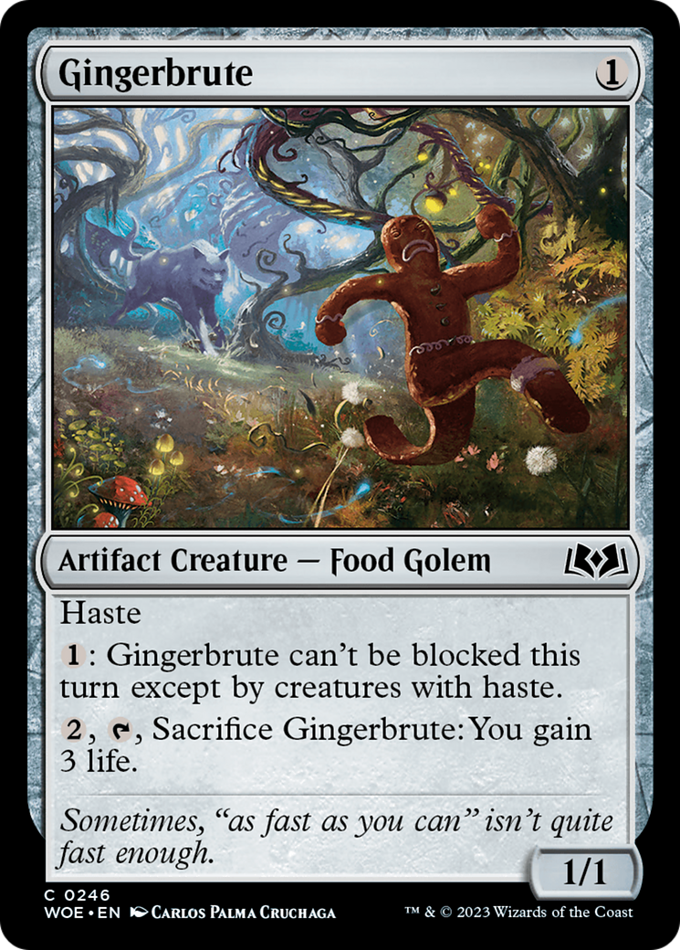Gingerbrute (WOE-246) [Wilds of Eldraine] Foil