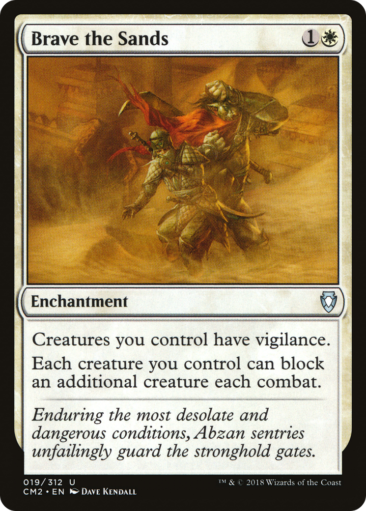 Brave the Sands (CM2-019) [Commander Anthology Volume II]