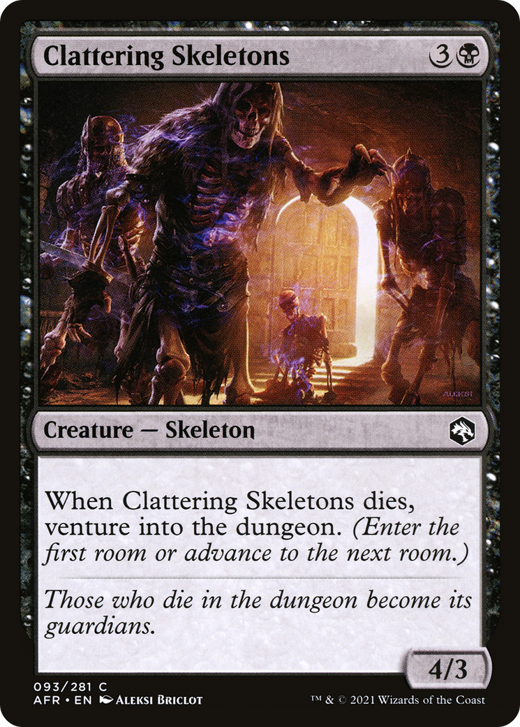 Clattering Skeletons (AFR-093) [Adventures in the Forgotten Realms]
